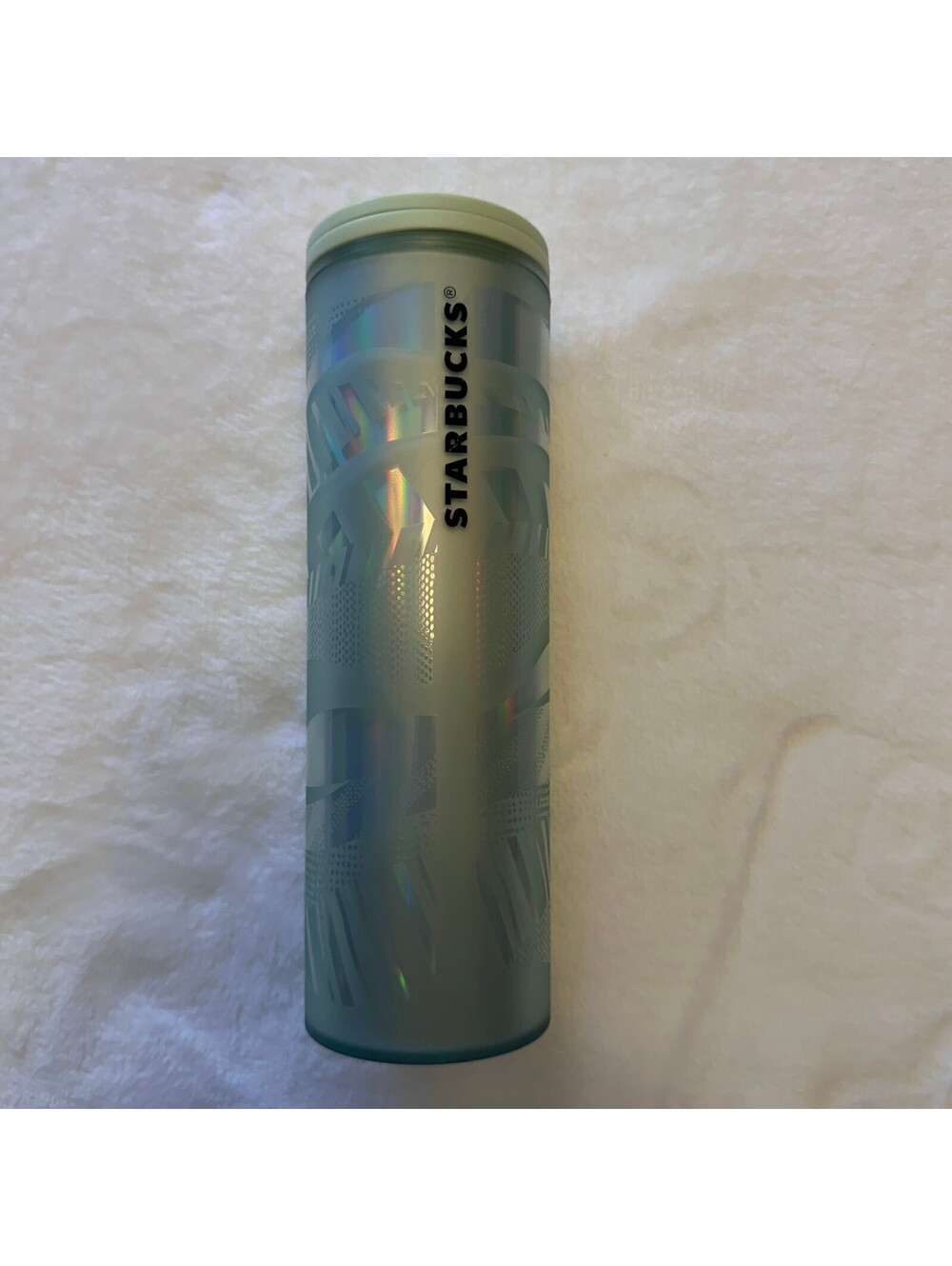 Starbucks 16 oz Iridescent Stainless Steel Travel Tumbler with Lid